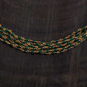 Colliers superposés tendance en chaîne de temple argentée 172707 - Product Image 5