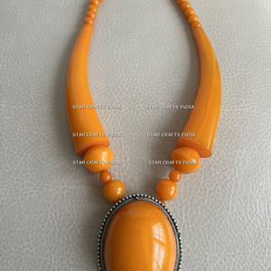 Cuentas de resina artificial de alta calidad de diseño único para fiestas, collar de boda, accesorios de joyería de moda para mujer - Product Image 4