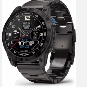 Montre connectée germiniD2 Mach 1 Pro Aviator de qualité supérieure avec GPS, carte mobile, météo aéronautique, fonctions santé et bien-être - Product Image 1