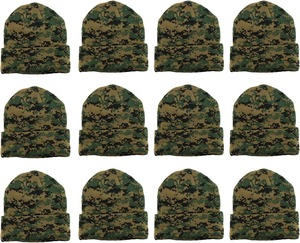 หมวกบีนนี่ถักแจ็คการ์ดสำหรับทุกเพศหมวกฤดูหนาวผ้าวูลผสมราคาถูกขายส่งสำหรับชายหาดสภาพอากาศหนาวเย็น - Product Image 3