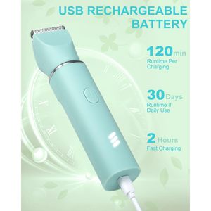 Tondeuse bikini 3-en-1 pour femme, rasoir et épilateur corporel - Product Image 5