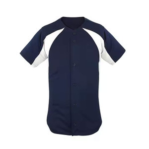 Nueva Llegada, Ropa Deportiva Personalizable, Transpirable, de Secado Rápido, 100% Poliéster, Uniforme de Béisbol con Cuello en V para Hombre - Product Image 2