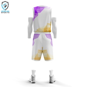 เสื้อบาสเก็ตบอลสำหรับผู้ชาย,เครื่องแบบบาสเก็ตบอลแบบสั่งทำ - Product Image 6