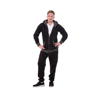 Chándales con Capucha y Cremallera Personalizados para Hombre, Diseño de Logotipo Personalizado, 100% Algodón, Felpa, Casual, Transpirable - Product Image 5