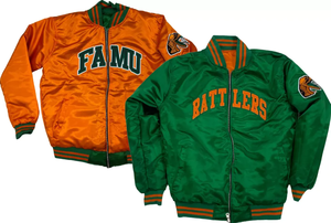Florida A & M University Famu Varsity Jacket Hombres Mujeres Vintage Lana Seda Bordado Lettermen Chaqueta Botón Decoración Invierno - Product Image 2