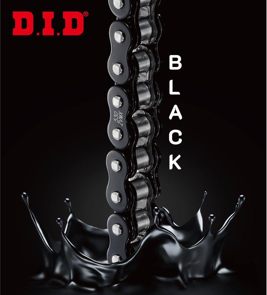 Made in Japan DID Black Chain X-Ring 525ZVM-X2 110ZB, 525 ZVM-X2