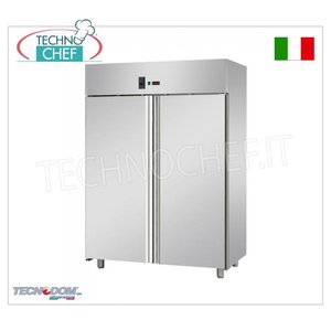 Réfrigérateur professionnel pour pâtisserie à 2 portes, 1400 litres, plage de température -2+8°C, équipement de cuisine commerciale - Product Image 1