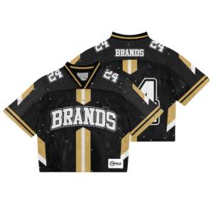 Camiseta de fútbol americano de manga corta transpirable de talla grande sublimación de malla personalizada - Product Image 6