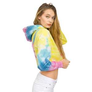Prix d'usine Pull à manches longues ample 100% coton Tie Dye Hoodie pour femmes Hiver Pull ample et ample Fabrication - Product Image 5