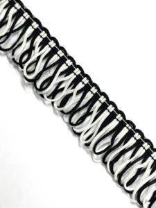 Drapeau national des Pays-Bas Couleur Polyester 1 "Brosse décorative Oreiller Tassel Fringe Trimming - Product Image 4