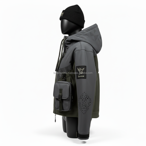 Veste Softshell pour Femmes GSM Doublure Polaire Imperméable Conception Coupe-Vent Panneaux Avant Impression de Logo Personnalisé Veste Softshell pour Femmes - Product Image 3