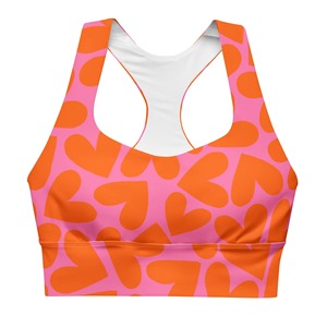 Custom Wholesale Women Sports <b>Bra</b> Breathable Seamless Tight Fit Yoga Digital Print High Support <b>Racerback</b> Front Logo Mesh - Product Image 1