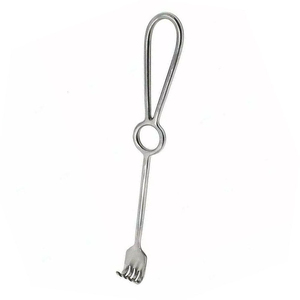 เครื่องมือผ่าตัดคุณภาพสูงชนิด Volkmann Retractor แบบ 4 ง่าม ผลิตจากเหล็กกล้าไร้สนิมแบบด้าน ใช้ซ้ำได้ รุ่น Senn Retractor - Product Image 4
