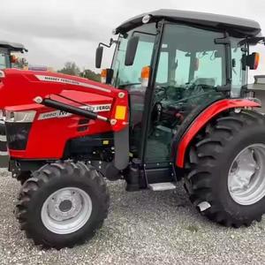 Tractor de Control Remoto Rojo, Juguete Agrícola con Cabina, Modelo de Vehículo Agrícola con Neumáticos Grandes - Product Image 3