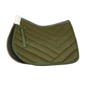 แผ่นรองอานม้าม้าผ้าฝ้ายโพลีคอตตอนโพลีคอตตอนแบบกำหนดโลโก้ได้ตามที่ต้องการแผ่นรองอานม้าระบายอากาศได้ดี - Product Image 1