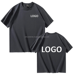 Camiseta para hombre con logotipo personalizado de alta calidad, camiseta sólida OEM de estilo informal con cuello redondo, impresión personalizada, bordado DTF DTG - Product Image 4