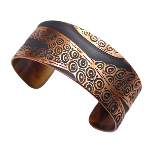 2025 nouvel an cuivre lavande bracelets indien coloré fabriqué à la main naturel fleur conception Bracelet cuivre bijoux pour femmes - Product Image 4