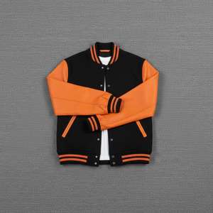 Chaqueta de Béisbol Varsity de Invierno para Hombre, Talla Grande, Ajustada, de Poliéster/Algodón, con Logotipo Personalizado, Secado Rápido, Ribete de Lana, Tejida y Transpirable - Product Image 2