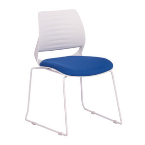 Adjustable Modern <b>Plastic</b> <b>Mesh</b> Swivel Office Chair with Fabric Headrest and Kneeling Base - Product Image 1