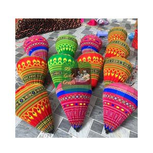 HOT <b>SALE</b> 2025 VIETNAM MOUNTAINOUS BROCADE FABRIC <b>LANTERN</b> QUICK <b>SALE</b> SPECIAL EVENT DECORATION HANGING <b>LANTERNS</b> - Product Image 4