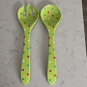 Cuchara de resina para servir y mezclar ensaladas, cuchara de resina de cocina apta para servir, cuchara de resina para juego de cubiertos de hotel - Product Image 2