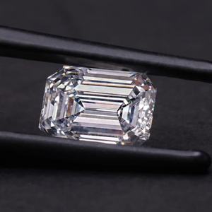 1.01CT VS1 Loose Lab Grown Diamond Emerald Cut pour la fabrication de bijoux Utilisation pour fiançailles Anniversaire de mariage Bague pour partenaire - Product Image 3