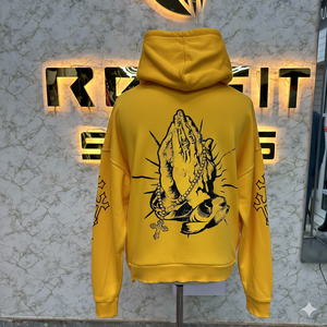 Sweat à capuche zippé en coton 100% de qualité supérieure, imprimé en relief, écologique, respirant, prix abordable, pour hommes - Product Image 5