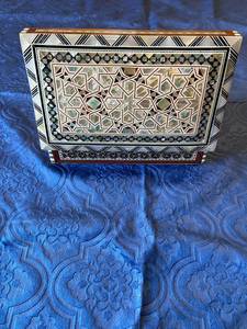 Modern Luxury Artisan Crafted <b>Wooden</b> Mother Pearl Inlay Floral Pattern Customizable Shape <b>Jewelry</b> <b>Box</b> Storage Case Home Interior - Product Image 4