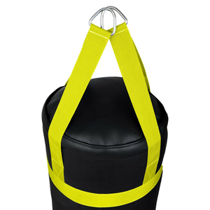 Saco de Boxeo de Cuero Vacuno Ecológico para Entrenamiento de Boxeo y Karate, con Gancho para Colgar, Personalizable con Arena de PVC - Product Image 6