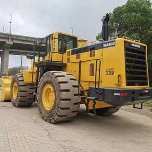 Chargeuse sur pneus Komatsu WA600-3 d'occasion de haute qualité, modèle 2023, charge nominale de 18 tonnes, excellent état, moteur d'origine japonais - Product Image 6
