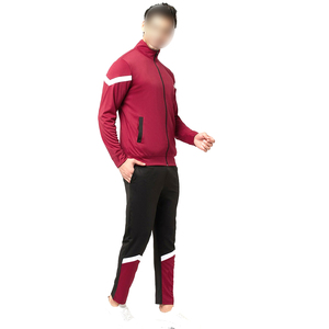 Chándal deportivo a rayas con cuello simulado, producto más alto, transpirable, ajuste Regular, conjuntos de chándal de poliéster de longitud completa, novedad de 2025 - Product Image 2