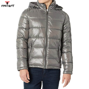 New Style Latest Design Quality <b>Long</b> Canvas Stand Collar Waterproof Breathable Puffer <b>Jacket</b> for <b>Men</b> Winter - Product Image 3