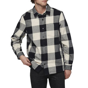 Chemise en flanelle pour homme, vente chaude, automne, décontractée, 100% coton, écologique, respirante, tailles personnalisables, vente en gros - Product Image 1