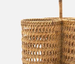 New Arrival Sustainable Woven Wicker Rattan <b>Wine</b> Rack Compact Round Shape Double Bottle <b>Holder</b> Handmade For Wholesale Bulk Buyer - Product Image 5