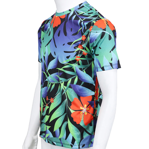 Vente en gros T-shirts manches courtes gaufré unisexe 100% coton haute qualité respirant grande taille impression personnalisée motif logo d'été - Product Image 5