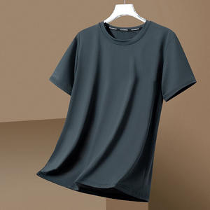 Camiseta OEM personalizada de seda de hielo para hombre, novedad de verano, transpiración suelta de manga corta de secado rápido para hombre - Product Image 3