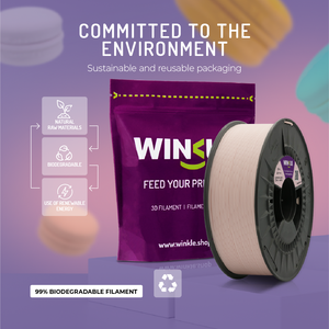 Filament WINKLE PLA HD Pastel 1,75 mm 1 kg pour imprimante 3D, vente en gros, finition mate FDM, impression facile, sans déformation, tolérance 0,05 mm, 190-230 - Product Image 5