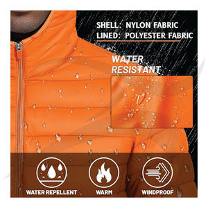 แจ็กเก็ตไนล่อนสไตล์ไฮสตรีทสไตล์ฤดูหนาวพร้อมซิปปิดและกระดุมตกแต่ง2026มีบริการ OEM - Product Image 4