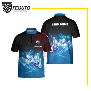 Uniforme de Bolos para Hombre, Transpirable, Antiarrugas, Ligero, Cómodo, Ropa Deportiva, 100% Poliéster, Alta Calidad, Precio Razonable - Product Image 2