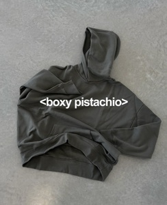 Sweat à capuche surdimensionné zippé en molleton français 420 GSM, couture contrastée, streetwear personnalisé, nouvelle mode de haute qualité - Product Image 6