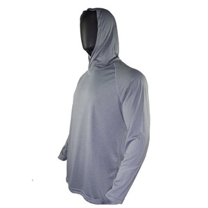 Personalizado bajo MOQ sublimación Impresión de secado rápido poliéster rendimiento pesca Sudadera con capucha UPF 50 camisa de pesca con capucha - Product Image 2