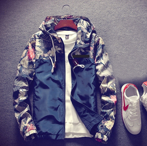 Logo personnalisé coupe-vent imperméable automne résistant à l'eau pas cher-coupe-vent-vestes-hommes-décontracté-printemps-capot - Product Image 3