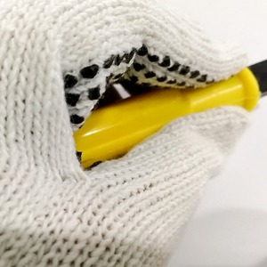Guantes DE TRABAJO punteados de PVC con agarre mejorado Guantes punteados de algodón con palma de PVC antideslizante para protección de seguridad de Servicio Ligero - Product Image 2