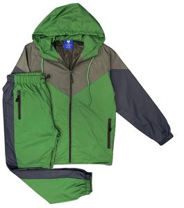 Qualité supérieure Logo personnalisé Vente en gros Streetwear extérieur décontracté Nylon respirant Survêtement coupe-vent - Product Image 1