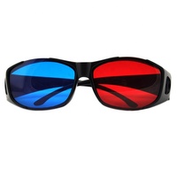 Lunettes 3D pour films et jeux vidéo, design simple et léger, lunettes 3D rouge et bleu pour films et jeux vidéo, matériel AR