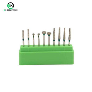 Kit de fraises diamantées dentaires, fraises à grande vitesse pour la préparation des dents, kit de fraises diamantées dentaires professionnelles pour les cliniques et les laboratoires - Product Image 2