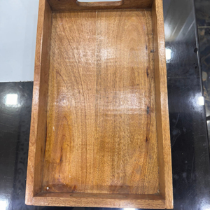 Plateau en bois artisanal pour la présentation d'aliments, de boissons et de centres de table – Vente en gros de plateaux en bois et d'artisanat en bois d'Inde - Product Image 1