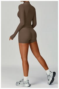 Activia sujetador de Yoga ligero transpirable de alta calidad personalizable ropa activa ropa de gimnasio para mujeres conjuntos de Yoga de manga larga - Product Image 4