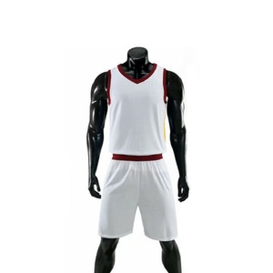 Maillot de basket-ball pour homme, taille plus, uniforme deux pièces, adulte, sans manches, kit léger, respirant, séchage rapide, évacuation de l'humidité - Product Image 2