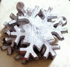 ต้นไม้บ้านรูปกวางประดับแขวนดาวทำจากอะลูมิเนียมดิบของตกแต่งคริสต์มาสใหม่ล่าสุดสำหรับงานเลี้ยง - Product Image 4